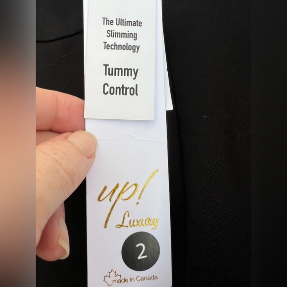 Stretch Ponte wide leg with tummy control. Nwt size 2 - Picture 7 of 10